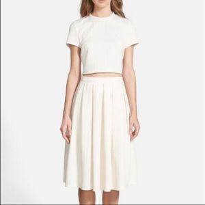 Storee Textured Pleated skirt (Nordstrom) Size XS